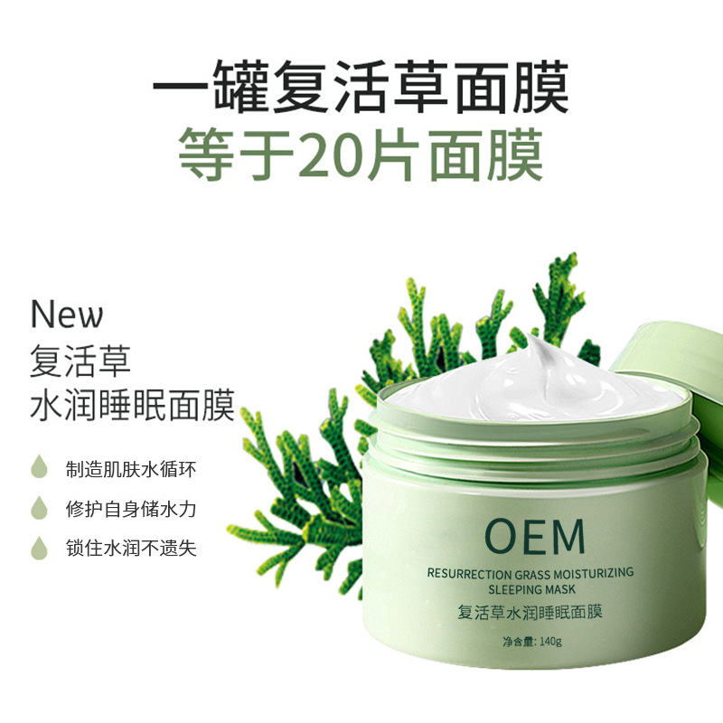 金栢丽_复活草睡眠面膜OEM